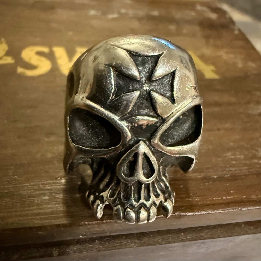 Men's Silver Skull Ring